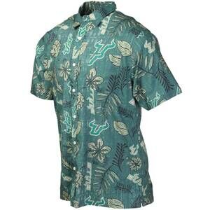 NEW WES AND WILLY men's south florida bulls vintage floral shirt in multi